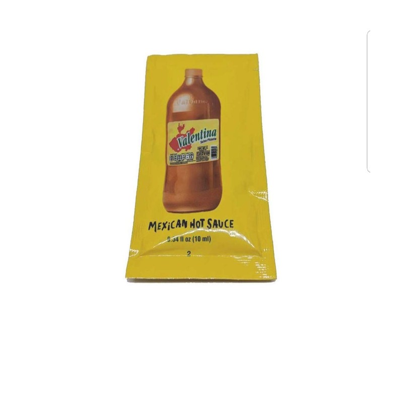 TPS Valentina Hot Sauce Packets 0.34 fl.oz. 25 count
