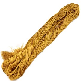 [Machida Suten] 16 Balls (Color) Silk Thread for Braiding, Pure Silk Braiding, For Banding, Pure Silk Thread for Braiding (26 Ocher)