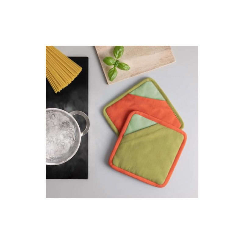 Remember - Set of 2 Fabric Pot Holders