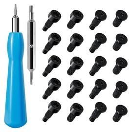 Ring Doorbell Screwdriver Screws Replacement Kit - Spare Screws for Ring Doorbell Screws 2nd Generation, Double-Ended T6 T15 Security Screws Ring Doorbell Charg (#Blue)