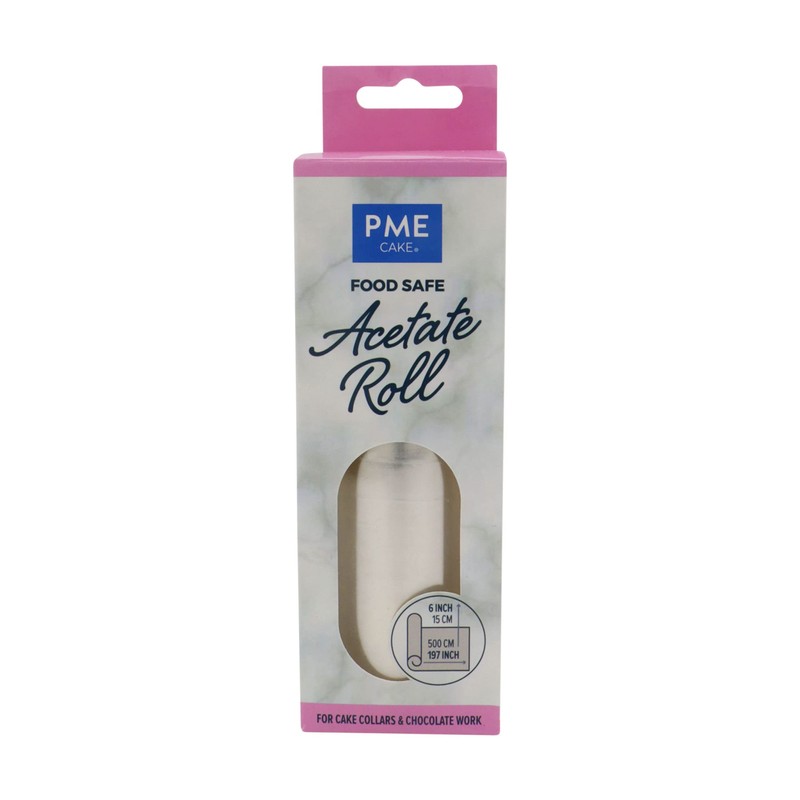 PME AT06 Food Safe Acetate Roll-5 Meter, Plastic