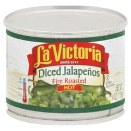 La Victoria Pepper Jalpno Diced Hot 4 OZ Pack Of 24