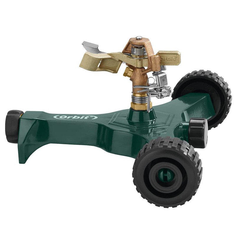 Orbit 56186N Lawn and Garden 1/2-Inch Brass Impact Sprinkler with