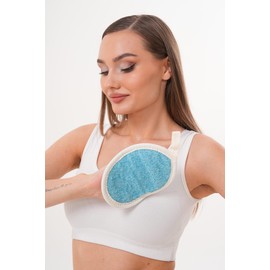 Natural Bath Set Exfoliating Body Scrubber for Women and Men 3 Piece Body Care Kit Made from Plant Fiber Includes Pumice Stone and 2 Loofah