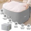 Ultra Space Saving Self Compression Organizer Quilt Compression Storage Bags