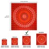 raajsee Indian Cotton Red Tapestry Mandala Wall Hangings, Boho Throw