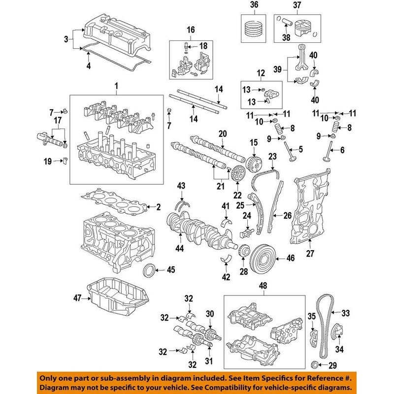 Honda Genuine 12341-5A2-A01 Head Cover (A) Gasket