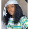 CONEJO MODA Seda Satén Larga Cola Pigtail Headwear Cap Bufanda
