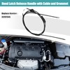 Motoforti Bonnet Release Cable Fits Volvo XC60 2010-2016 No. 31297545