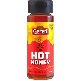 Gefen Hot Honey, 12 oz | Sweet & Spicy Honey | Vinegar Free | Great for Drizzling, Marinades, Tea | Squeeze Bottle | Kosher
