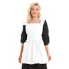 LilMents Retro Adjustable Ruffle Apron Kitchen Cooking Baking Cleaning Maid