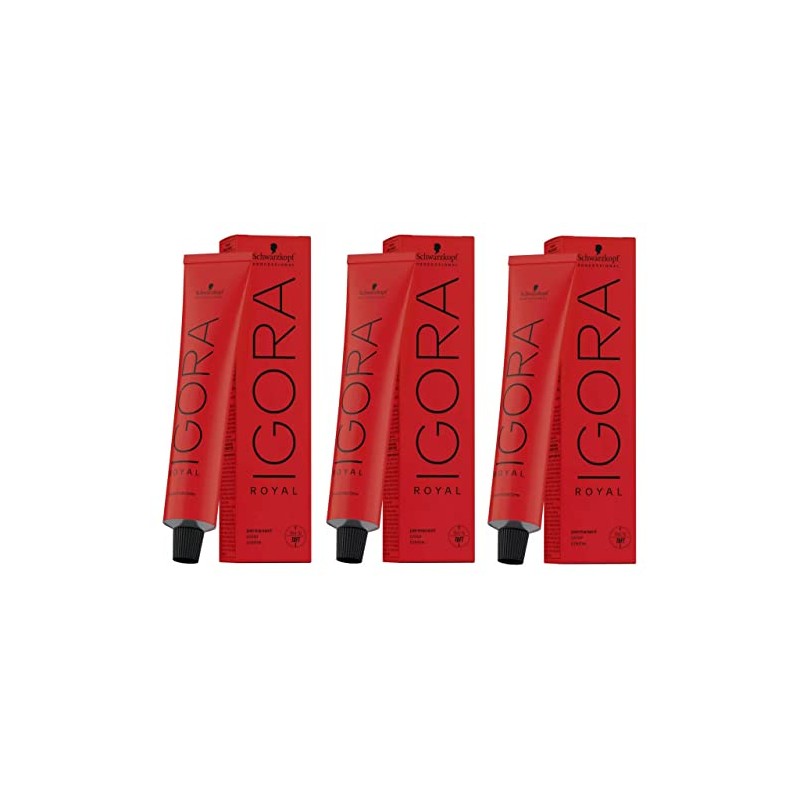Schwarzkopf Igora Royal 6-77 Pack of 3 x 60 ml