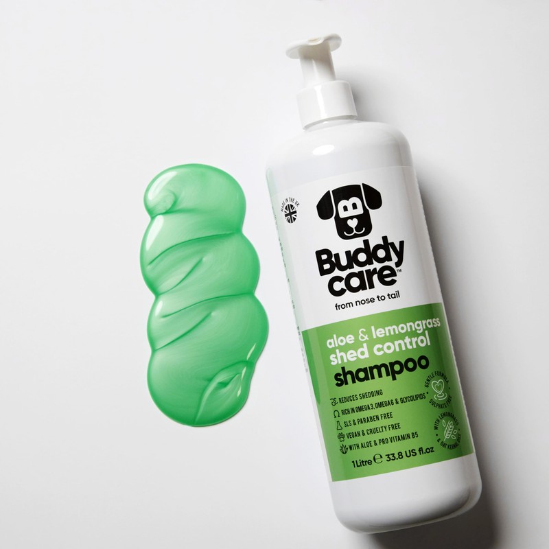 Shed Control Dog Shampoo by Buddycare | Aloe & Lemongrass