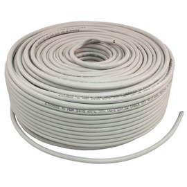 PTC RJ45 Grey Patch Cat5e Solid Internet DSL Ethernet Network LAN Kit | 300'ft