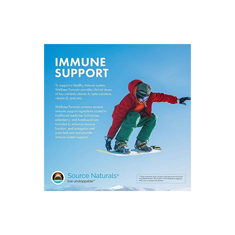 Source Naturals Wellness Formula Bio-Aligned Vitamins & Herbal Defense -
