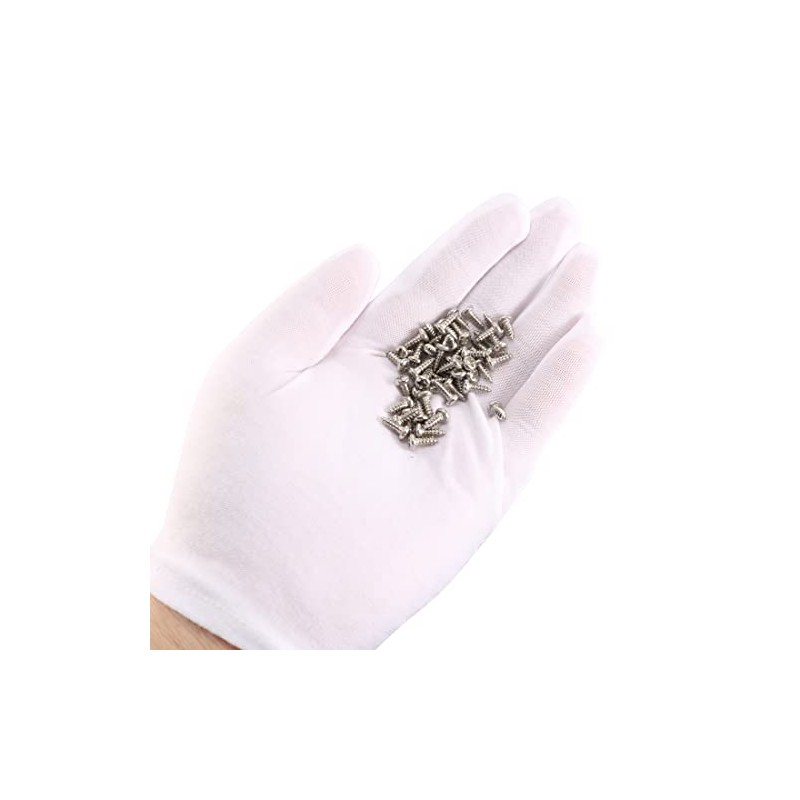 sourcing map 50pcs M3 x 8mm Stainless Steel Cross pan
