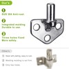 Insaga 304 Stainless Steel Gate Hinges Heavy Duty, Non-Welded Gate