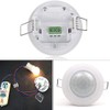 Veumoie 110V-220V 360° Infrared Recessed PIR Ceiling Motion Sensor Detector