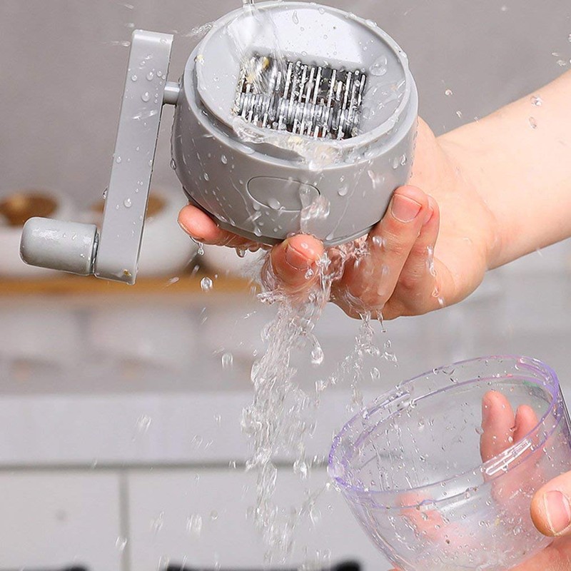 TEQIN Nut Chopper Grinder, Manual Nut Grinder Multifunctional Dried Fruit