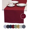 Akutana Red Table Runner 72 inch, Cranberry Dresser Scarf, Burgundy