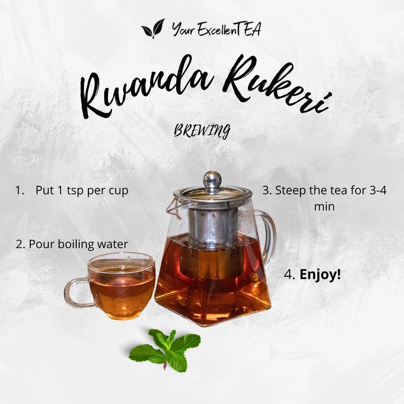 Your ExcellenTEA - Rwanda Rukeri Organic Black Loose Leaf Tea