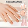 Naughtology Silicon Practice Hand for Acrylic Nails, Realistic Fake Hand