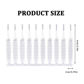 WMUVAZA Shower Head Cleaning Brush, Pack of 40 Shower Head Cleaning Brush Mini Cleaning Gap Hole Nylon Cleaning Mini Brush Cleaning Small Brushes Cleaning Brush for Cleaning