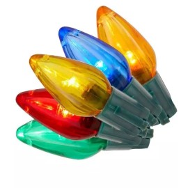 Home Accents Holiday 50 Multi-Colored C9 Super-Bright LED Lights