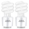 Winkcao CFL Light Bulbs GU24 Base, T3 Spiral 13Watt (60Watt