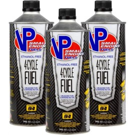 VP Racing Fuels 6205 SEF 4 Cycle Unleaded Fuel, Contains No Oil, 3 Quarts