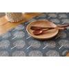CosyAurora Linen Table Runner Mulberry Trees Navy Blue, Seasonal Kitchen