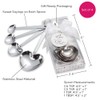 Kate Aspen Stainless-Steel Measuring Spoons Baby Shower Favor, Love Beyond