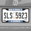 FANMATS 31355 Detroit Lions Metal License Plate Frame Black Finish