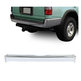 KUAFU Rear Bumper Compatible with 1996-2002 Toyota 4Runner w/o fender flares Replacement for 5210535130 TO1102219 Silver Steel