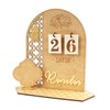 hhdatc Ramadan Advent Calendar Wooden Decorations,30 Day Countdown Til Eid