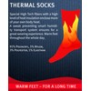 BRUBAKER 2-Pack Heat my Feet Thermal Socks - Warm Feet