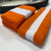 Semi-pro Jackie Moon Orange Striped Sweat Headband Wristband Set
