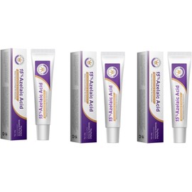 3PCS Crema Ácido Azelaico, Suero Ácido Azelaico, Sérum Facial con 15% de Ácido Azelaico, Hidratación Diaria, Calma La Piel, Textura Ligera