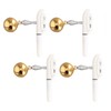 4PCS Fishing Glow Sticks with 4pcs Bells High Visibility Color