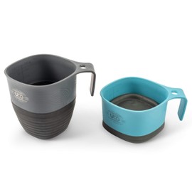 UCO Collapsible Cup for Camping, Backpacking, and Hiking, 12 Ounces (2 Pack)