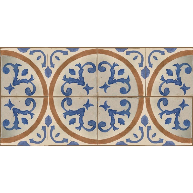 Tabarka Tile Off White 4 x 4 with distressed edges
