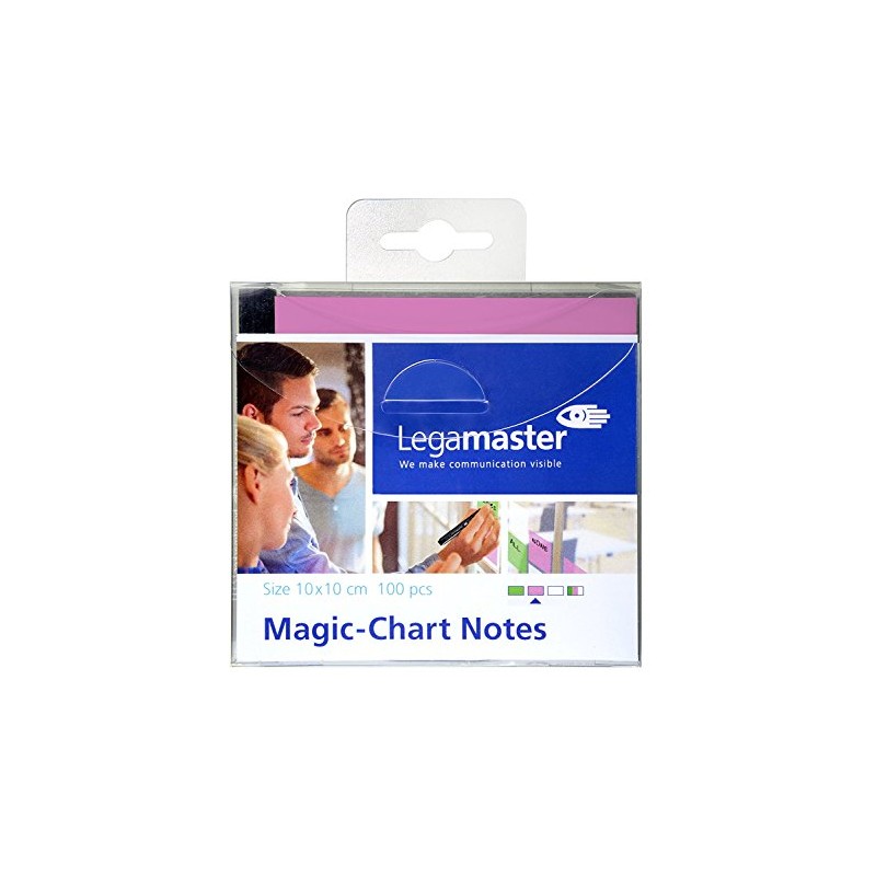 Legamaster 7-159509 10 x 10 cm Magic-Chart Notes - Pink