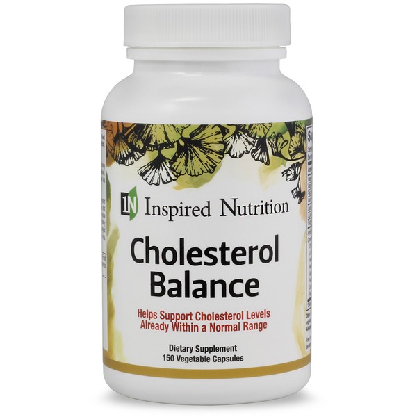 Inspired Nutrition Cholesterol Balance - Supports Normal Cholesterol Function - 150 Capsules