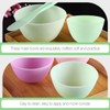 Lurrose 5 Piezas Cuenco de Silicona Mediano para Mascarillas Diy,