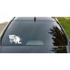 Distressed American Flag Soldier Kneeling Patriotic Vehicle Decal Sticker Decor