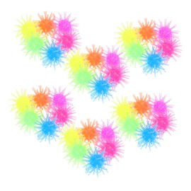 FELTECHELECTR 50pcs Sticky Wall Crawlers Elastic Funny Party Favors TPR Stretchy for Novelty Props for Birthdays and Events for Goodie Bags