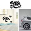 Turtles Wall Sticker Black