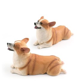 Neko Kamiyama Corgi Puppy Sitting Pose Figurine Model Interior Collector Model