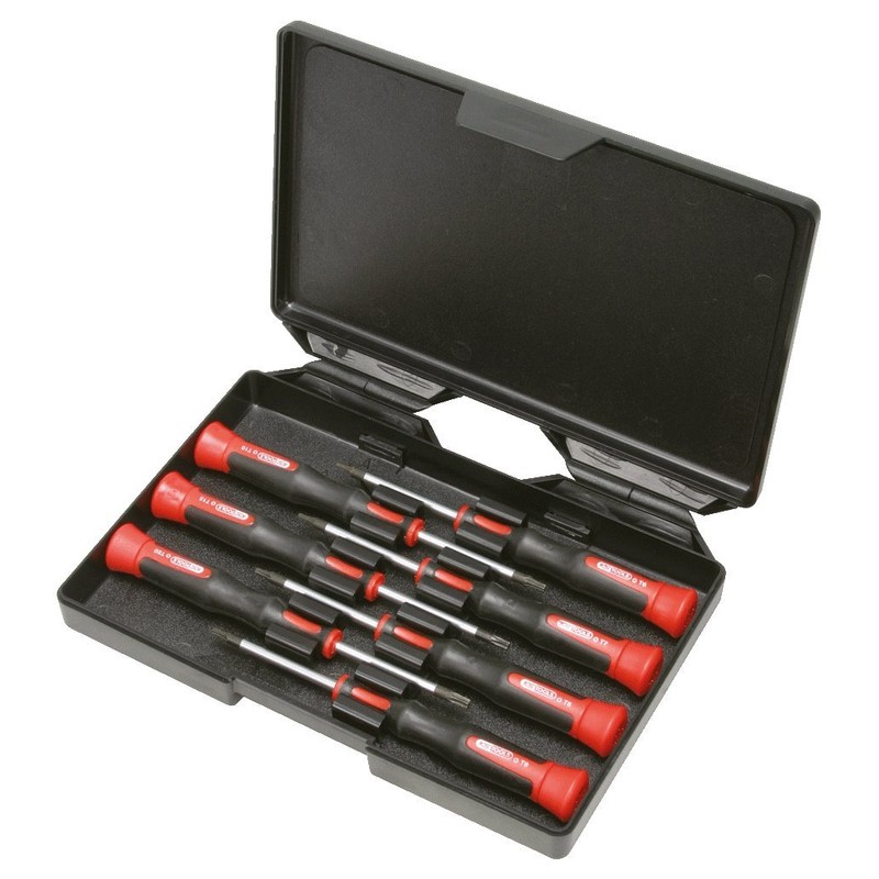 KS Tools 500.716 T6-T20 Precision TX Screwdriver Set (7 Pieces)