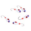 5 Pcs Winter Ice Fishing Jigs Kit Hooks Lures for